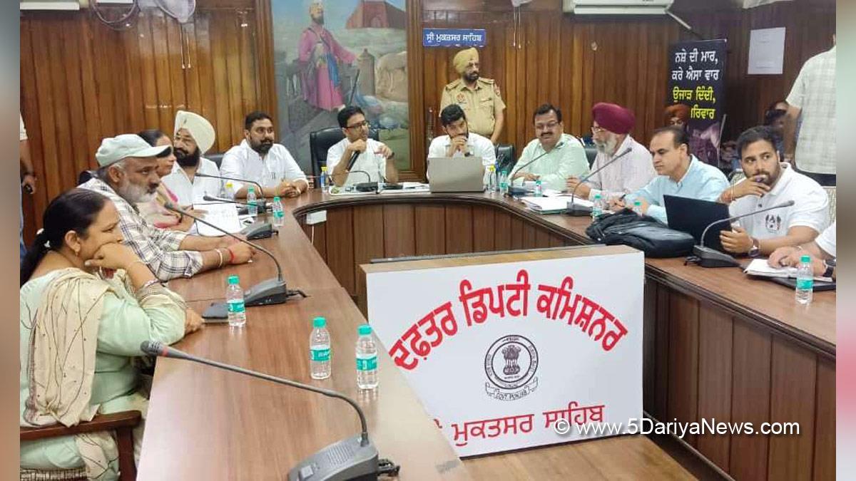 Abhijit Kaplish, DC Sri Mukatsar Sahib, Sri Mukatsar Sahib, Deputy Commissioner Sri Mukatsar Sahib