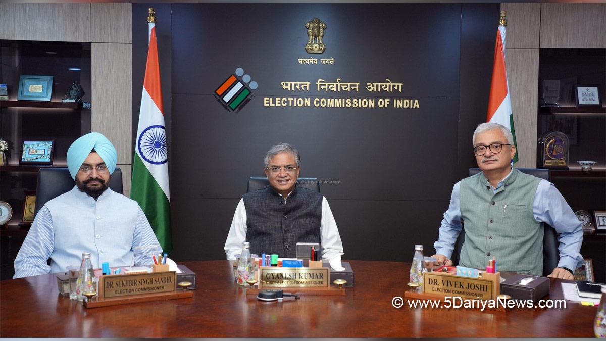 Gyanesh Kumar, Election Commission of India, ECI, Election Commissioner of India, Dr Sukhbir Singh Sandhu, Dr Vivek Joshi