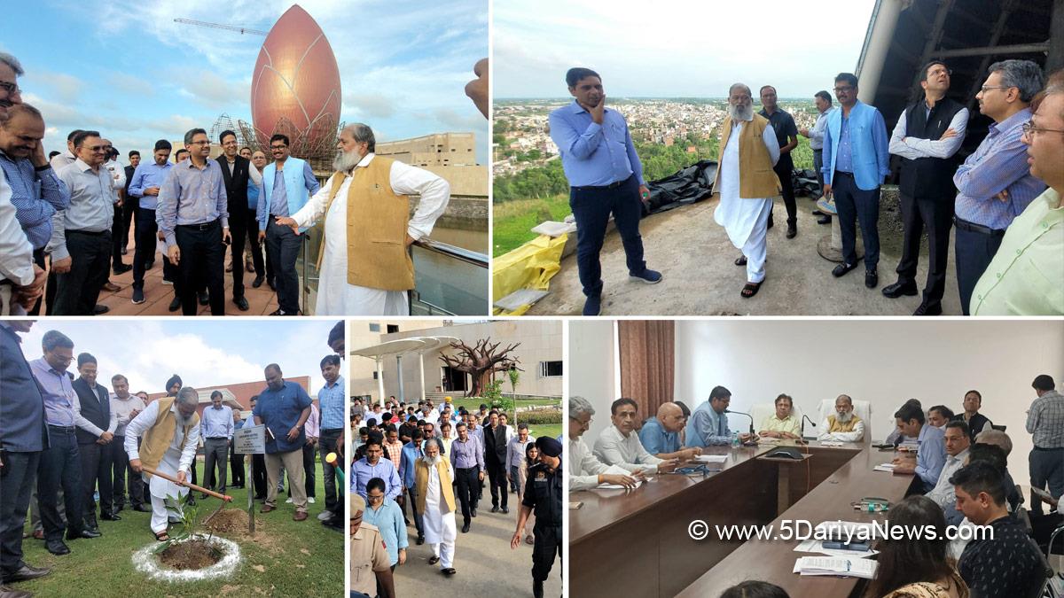 Anil Vij, Haryana, Ambala, Bharatiya Janata Party, BJP, BJP Haryana, KM Pandurang, Director General of Mining and Geology Department Haryana