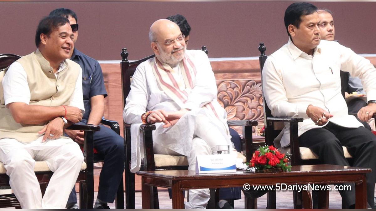 Amit Shah, Union Home Minister, BJP, Bharatiya Janata Party, Minister of Cooperation, Himanta Biswa Sarma, Dr Himanta Biswa Sarma, Sarbananda Sonowal