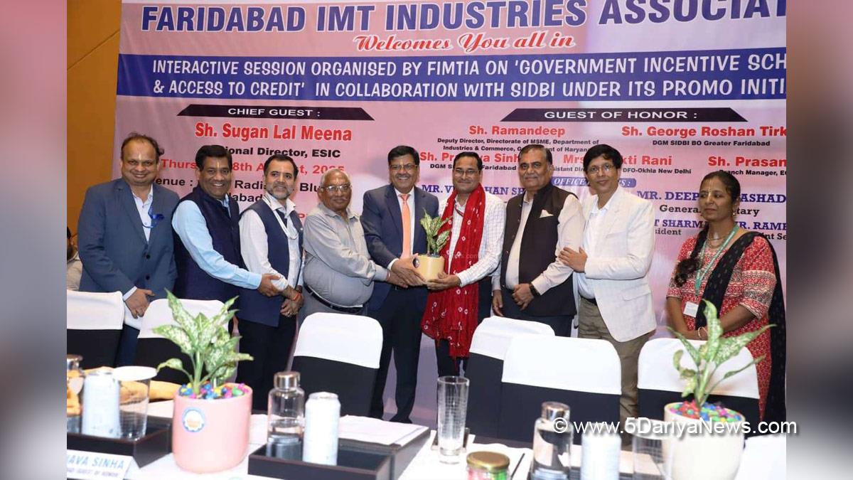 Employees State Insurance Corporation, ESIC, Faridabad IMT Industries Association, Sugan Lal Meena, Faridabad, Haryana