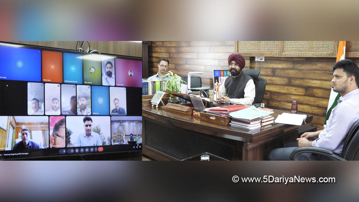 Harvinder Singh, DDC Doda, Doda, District Development Commissioner Doda, Kashmir, Jammu And Kashmir, Jammu, District Administration Doda, Rural Development Department, RDD