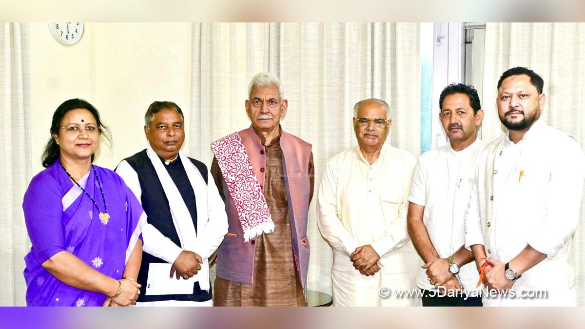 Manoj Sinha, Lieutenant Governor JK, Raj Bhavan, Jammu, Srinagar, Kashmir, Jammu And Kashmir, Sat Sharma