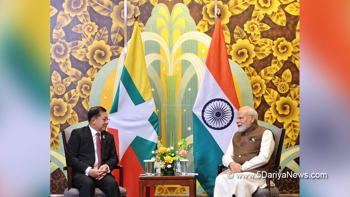 Narendra Modi, Modi, BJP, Bharatiya Janata Party, Prime Minister of India, Prime Minister, Narendra Damodardas Modi, Min Aung Hlaing, Shanghai Cooperation Organisation, SCO, SCO Summit