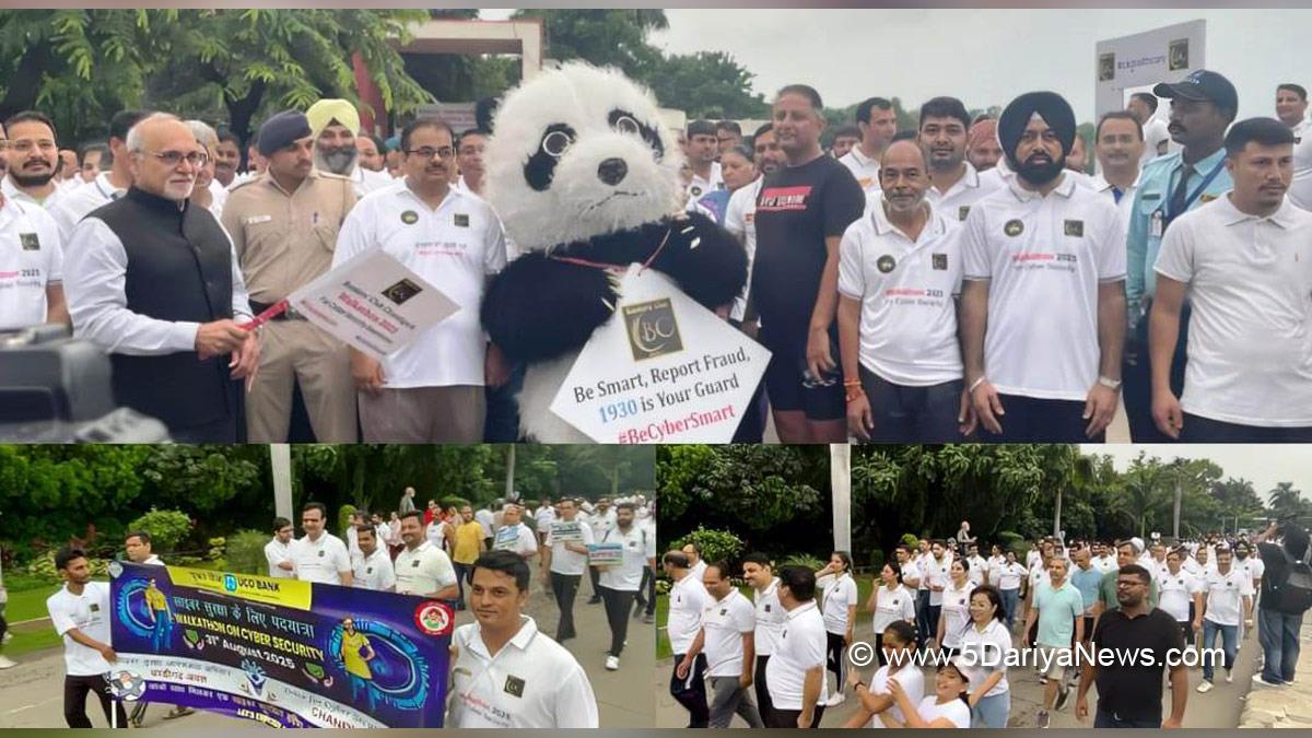 RBI, Shaktikanta Das, Reserve Bank of India, M Rajeshwar Rao, Bankers Club, Cyber Security Walkathon, Chandigarh