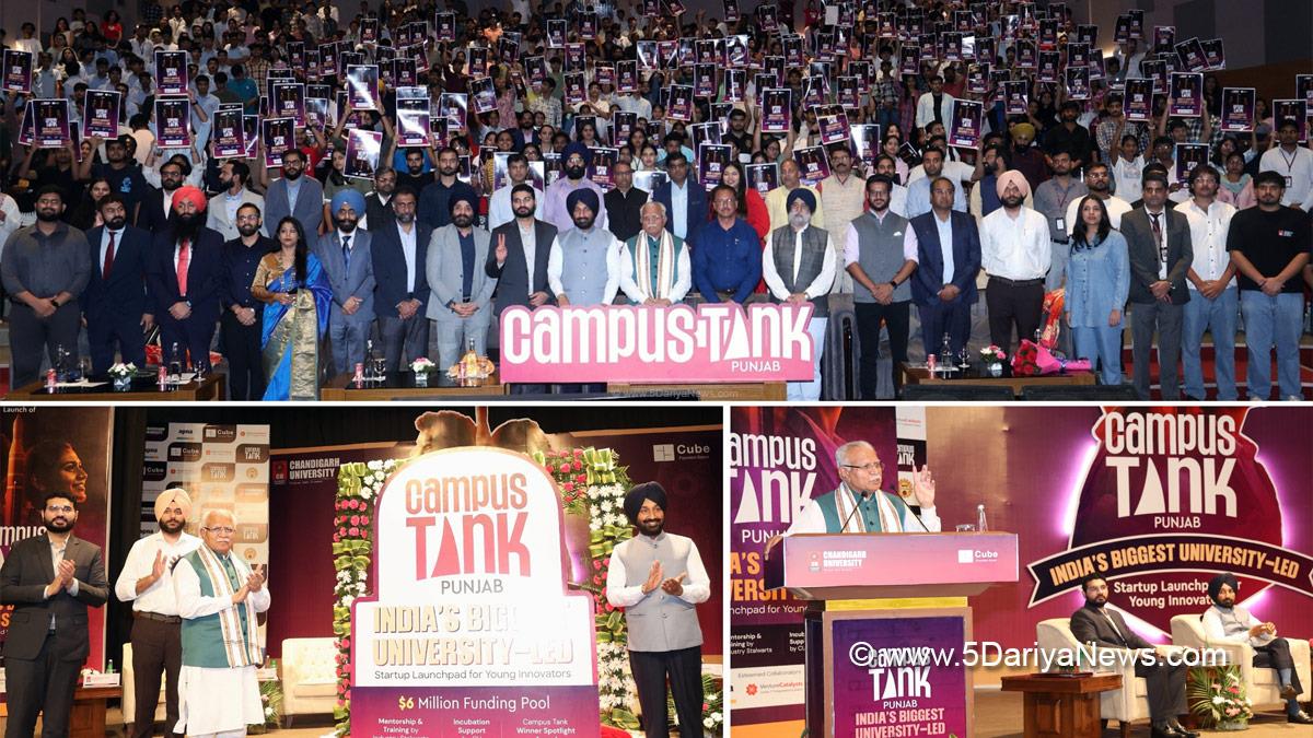 Chandigarh University, Gharuan, Chandigarh University Gharuan, Chandigarh Group Of Colleges, Satnam Singh Sandhu, CGC Gharuan, Manohar Lal Khattar