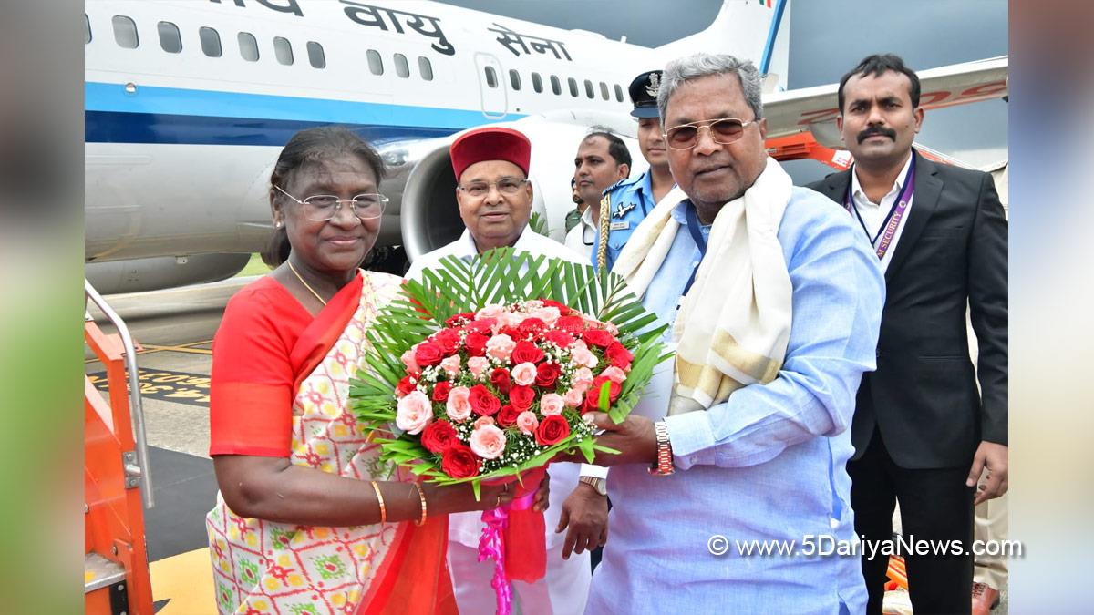 Droupadi Murmu, President of India, President, Indian President, Rashtrapati, Siddaramaiah, Thaawar Chand Gehlot, Thawar Chand Gehlot, Thaawarchand Gehlot