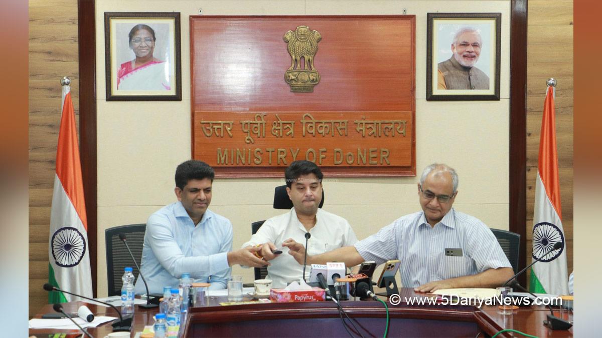 Jyotiraditya Scindia, Jyotiraditya Madhavrao Scindia, BJP, Bharatiya Janata Party, Dr Chandra Shekhar Pemmasani, Dr Pemmasani Chandra Sekhar, Chandra S Pemmasani, India Mobile Congress, IMC, India Mobile Congress 2025, IMC 2025