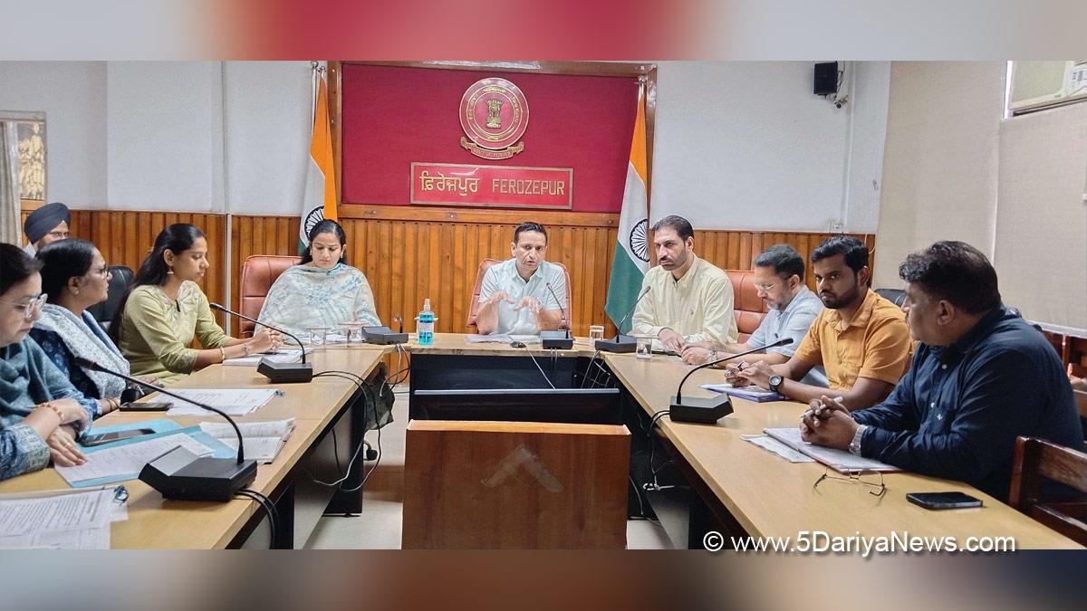 Deepshikha Sharma, DC Ferozepur, Deputy Commissioner Ferozepur, Ferozepur, Ghanshyam Thori