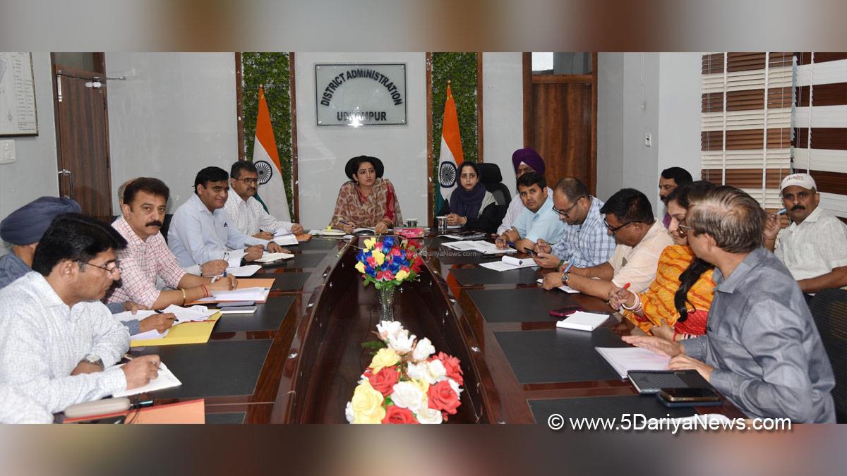 Saloni Rai, Udhampur, DDC Udhampur, District Development Commissioner Udhampur, Kashmir, Jammu And Kashmir, Jammu, District Administration Udhampur