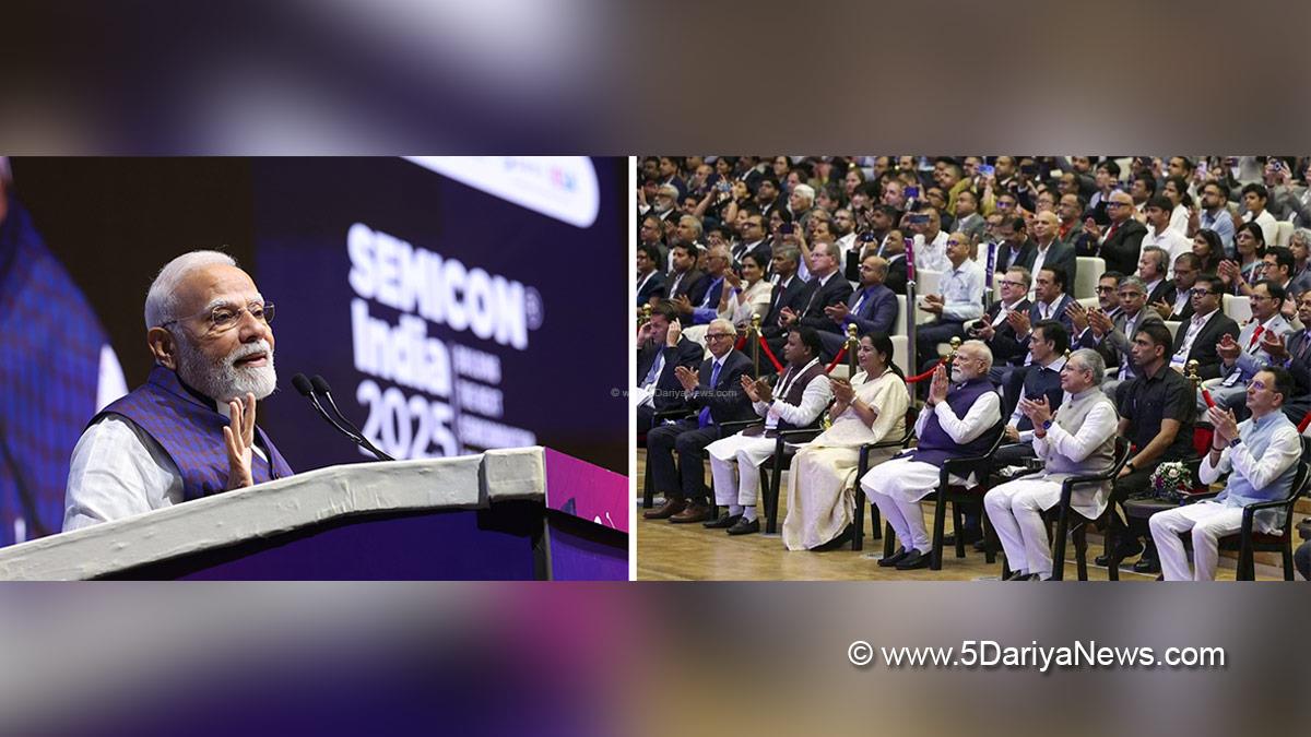 Narendra Modi, Modi, BJP, Bharatiya Janata Party, Prime Minister of India, Prime Minister, Narendra Damodardas Modi, Semicon India 2025, Ashwini Vaishnaw, Rekha Gupta, Mohan Charan Majhi, Jitin Prasada