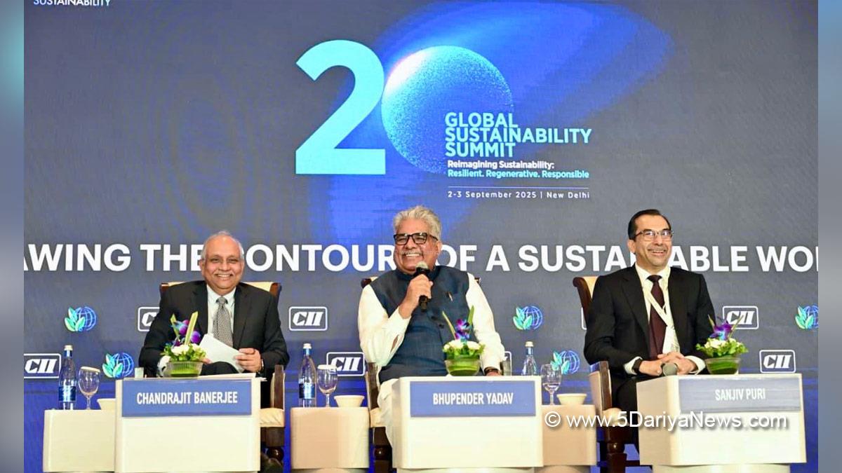 Bhupender Yadav, Bhupendra Yadav, BJP, Bharatiya Janata Party, Union Minister for Environment Forest and Climate Change, 20th Global Sustainability Summit