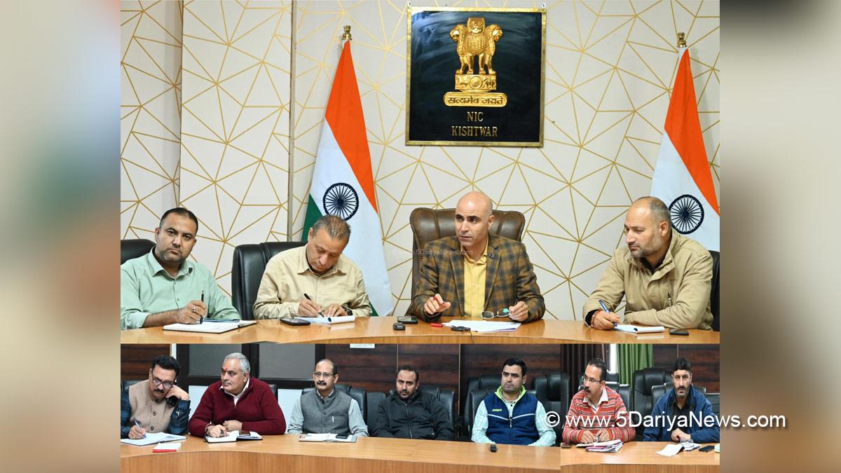 Pankaj Kumar Sharma, Kishtwar, DDC Kishtwar, District Development Commissioner Kishtwar, Kashmir, Jammu And Kashmir, Jammu, District Administration Kishtwar