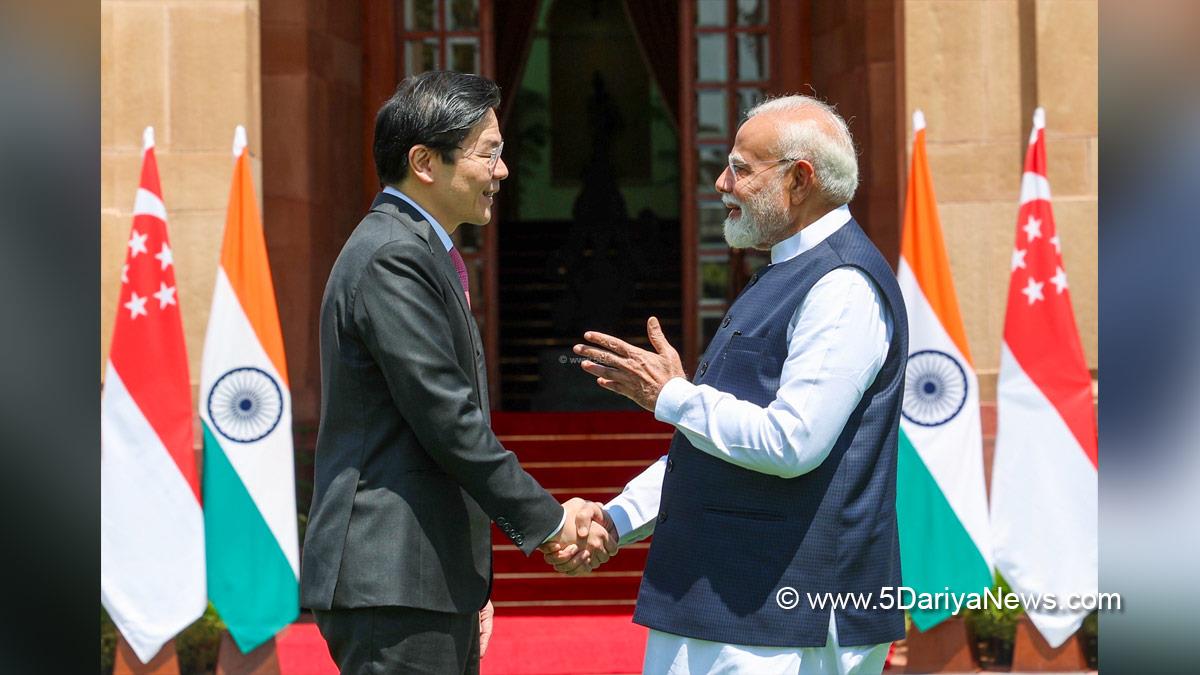 Narendra Modi, Modi, BJP, Bharatiya Janata Party, Prime Minister of India, Prime Minister, Narendra Damodardas Modi, Lawrence Wong