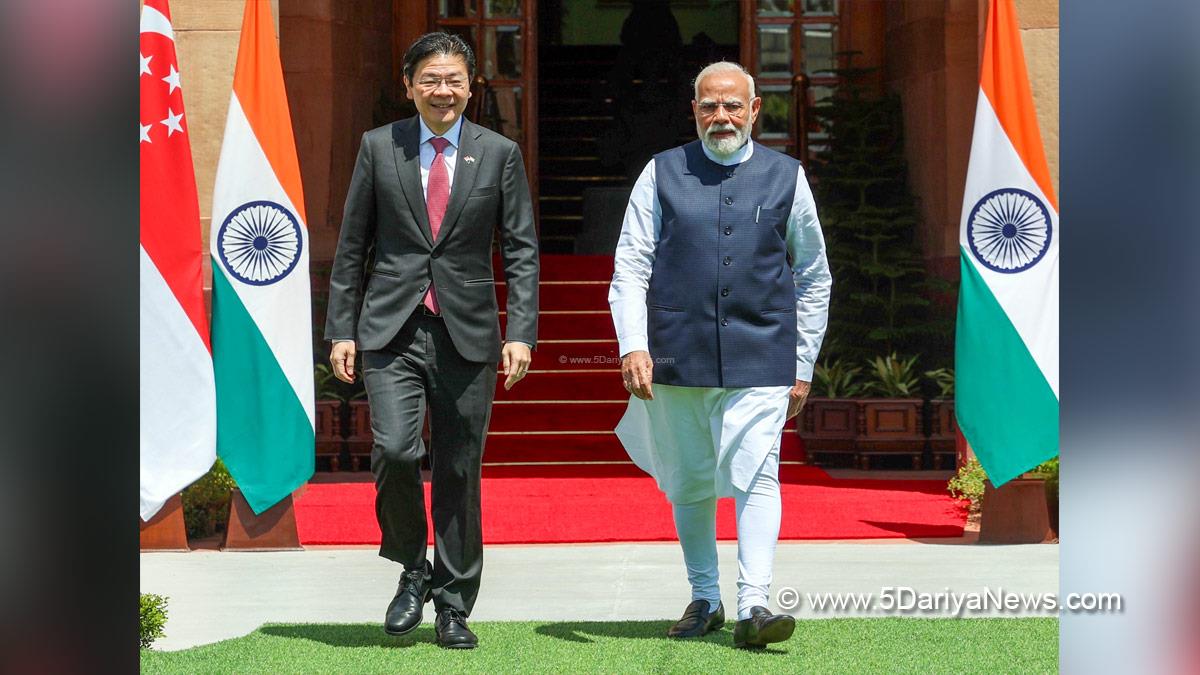 Narendra Modi, Modi, BJP, Bharatiya Janata Party, Prime Minister of India, Prime Minister, Narendra Damodardas Modi, Lawrence Wong