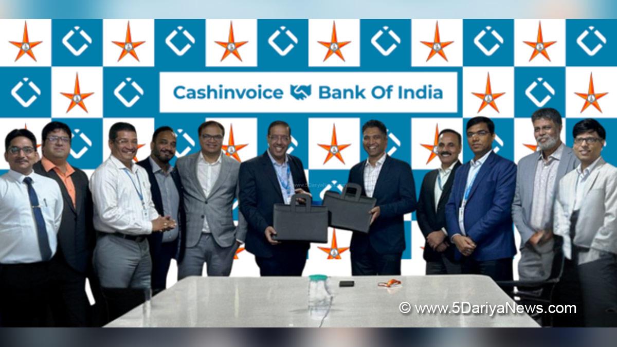 Bank of India, BOI, Vinayak Shukla, Arun Poojari, Indinvoice Tech Solutions Pvt Ltd, Supply Chain Finance, SCF, Mumbai