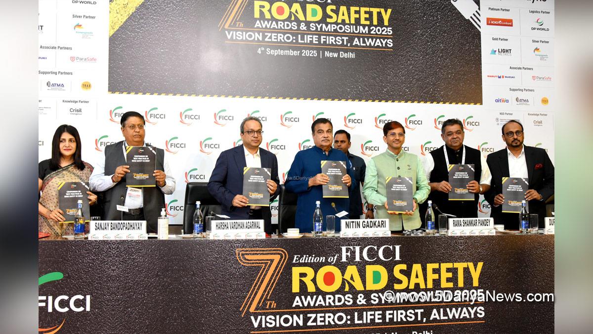 Nitin Gadkari, Nitin Jairam Gadkari, BJP, Bharatiya Janata Party, Union Minister of Road Transport and Highways, FICCI Road Safety Awards and Symposium 2025