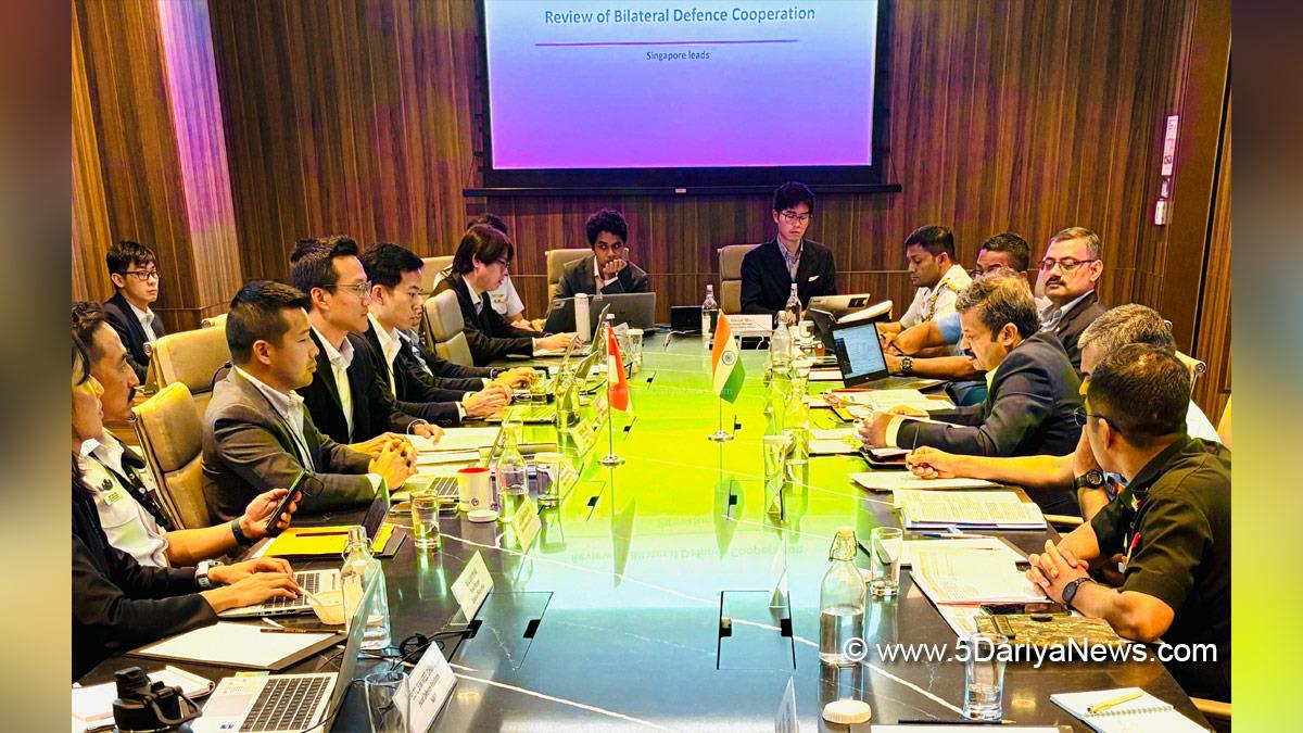 Military, Ministry of Defence, Amitabh Prasad, Col Daxson Yap, 16th India Singapore Defence Working Group Meeting