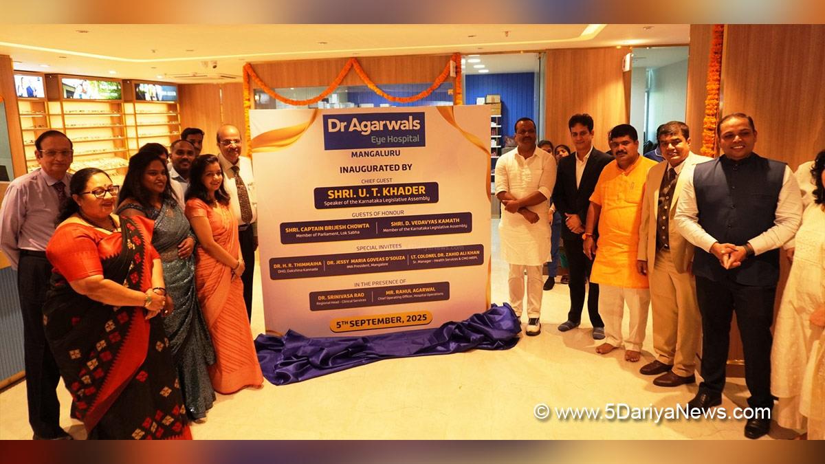 Health, Dr Agarwals Eye Hospital, Captain Brijesh Chowta, Agarwals Eye Hospital, Mangaluru
