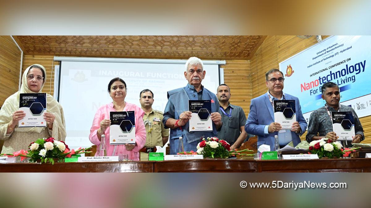 Manoj Sinha, Lieutenant Governor JK, Raj Bhavan, Jammu, Srinagar, Kashmir, Jammu And Kashmir, Nanotechnology for Better Living, NBL 2025