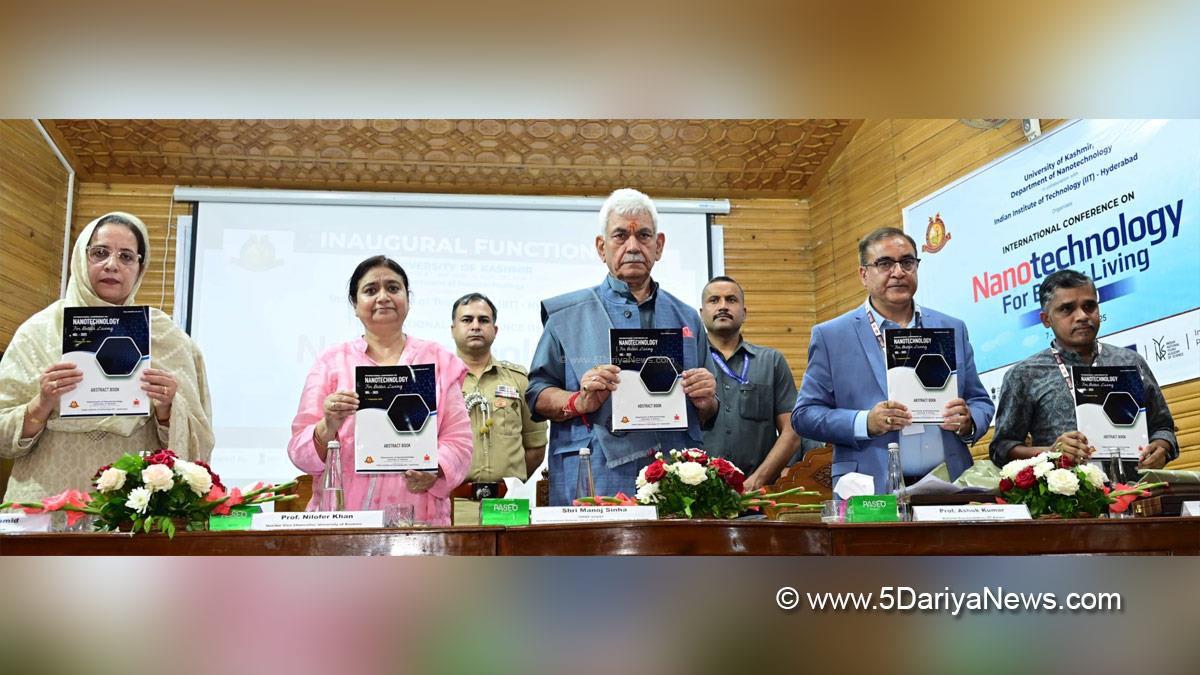 Manoj Sinha, Lieutenant Governor JK, Raj Bhavan, Jammu, Srinagar, Kashmir, Jammu And Kashmir, Nanotechnology for Better Living, NBL 2025