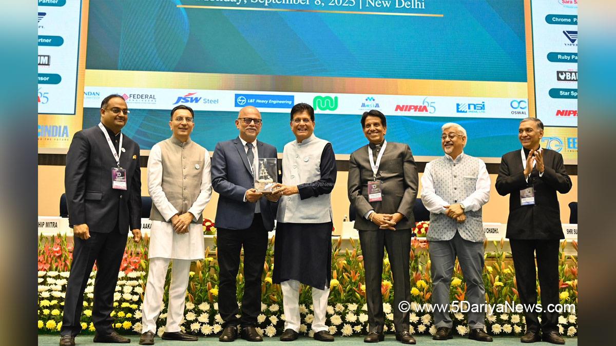 Piyush Goyal, Commerce and Industry Minister, BJP, Bharatiya Janata Party, Jitin Prasada, Engineering Export Promotion Council, EEPC, 56th EEPC India National Awards