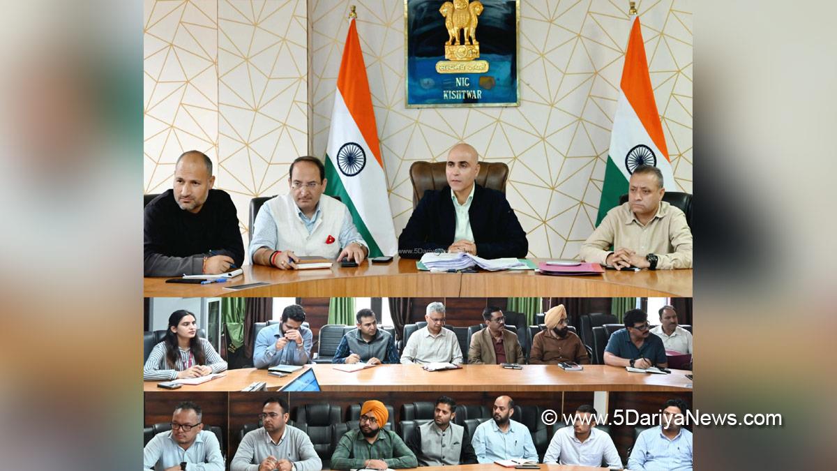 Pankaj Kumar Sharma, Kishtwar, DC Kishtwar, Deputy Commissioner Kishtwar, Kashmir, Jammu And Kashmir, Jammu, District Administration Kishtwar, Sansad Khel Mahotsav 2025