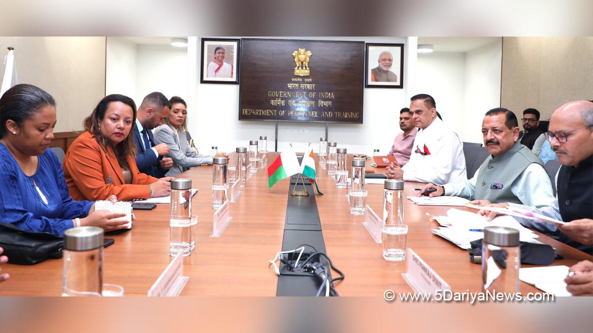 Dr Jitendra Singh, Bharatiya Janata Party, BJP, Union Minister of Earth Sciences, Hanitra Fitiavana Razakaboana