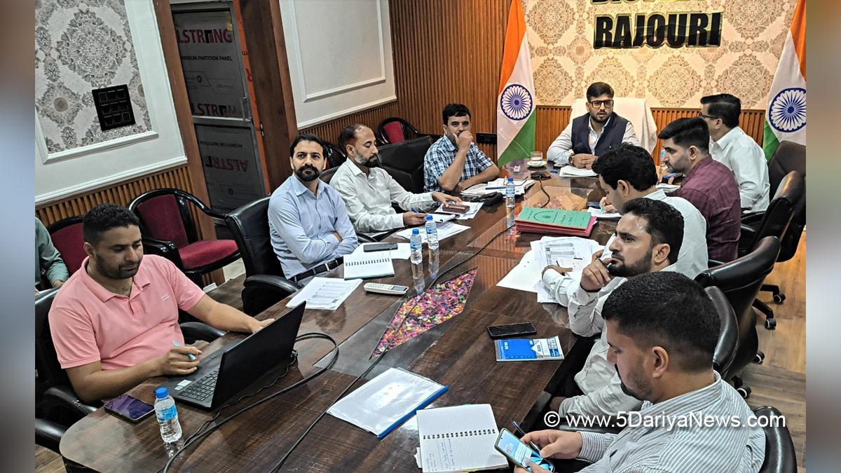 Abhishek Sharma, Rajouri, DC Rajouri, Deputy Commissioner Rajouri, Kashmir, Jammu And Kashmir, Jammu, District Administration Rajouri, Rural Development Department, RDD