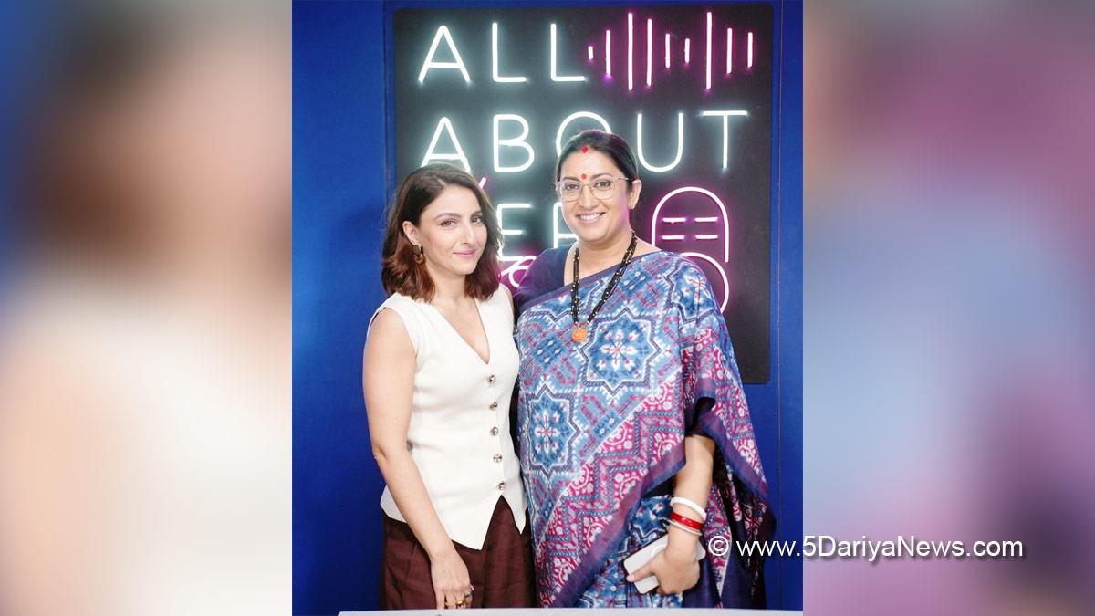 Smriti Irani, Smriti Zubin Irani, BJP, Bharatiya Janata Party, Soha Ali Khan
