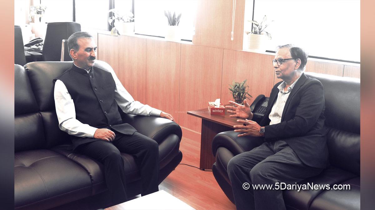 Sukhvinder Singh Sukhu, Thakur Sukhvinder Singh Sukhu, Himachal Pradesh, Himachal, Congress, Indian National Congress, Himachal Congress, Shimla, Chief Minister of Himachal Pradesh, Dr Arvind Panagariya 
