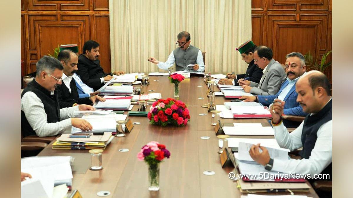 Sukhvinder Singh Sukhu, Thakur Sukhvinder Singh Sukhu, Himachal Pradesh, Himachal, Congress, Indian National Congress, Himachal Congress, Shimla, Chief Minister of Himachal Pradesh, Cabinet Decisions Himachal