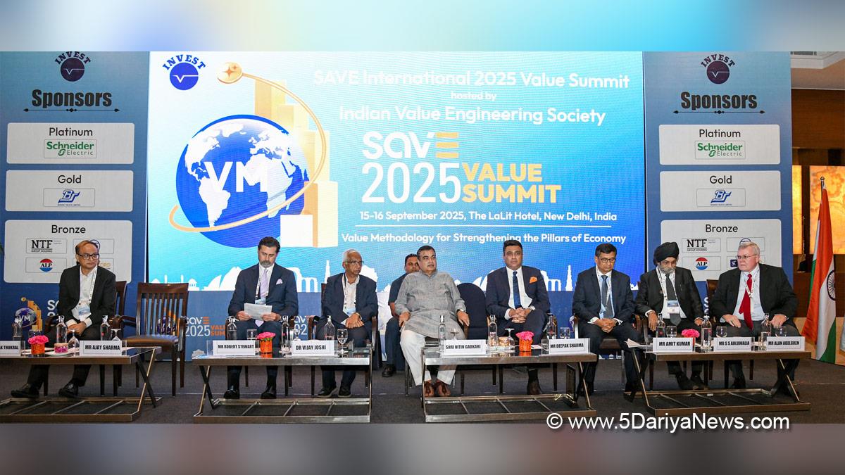 Nitin Gadkari, Nitin Jairam Gadkari, BJP, Bharatiya Janata Party, Union Minister of Road Transport and Highways, International Value Summit 2025