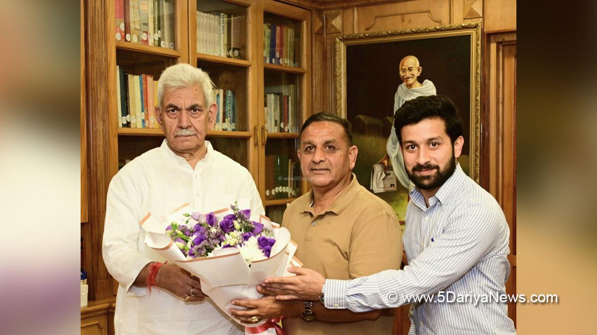 Manoj Sinha, Lieutenant Governor JK, Raj Bhavan, Jammu, Srinagar, Kashmir, Jammu And Kashmir, Thakur Randhir Singh