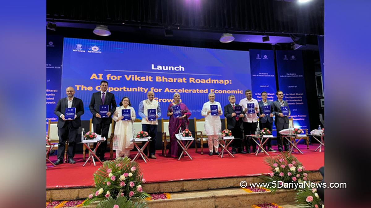 Nirmala Sitharaman, Union Minister for Finance and Corporate Affairs, BJP, Bharatiya Janata Party, Ashwini Vaishnaw, NITI Aayog, Viksit Bharat Roadmap, Frontier Tech Repository