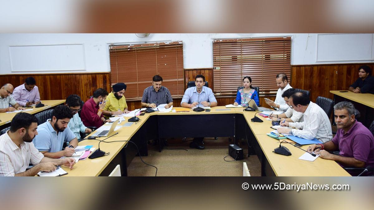 Rakesh Minhas, Dr Rakesh Minhas, DC Jammu, Jammu, Deputy Commissioner Jammu, Kashmir, Jammu And Kashmir, District Administration Jammu, Rural Development Department, RDD