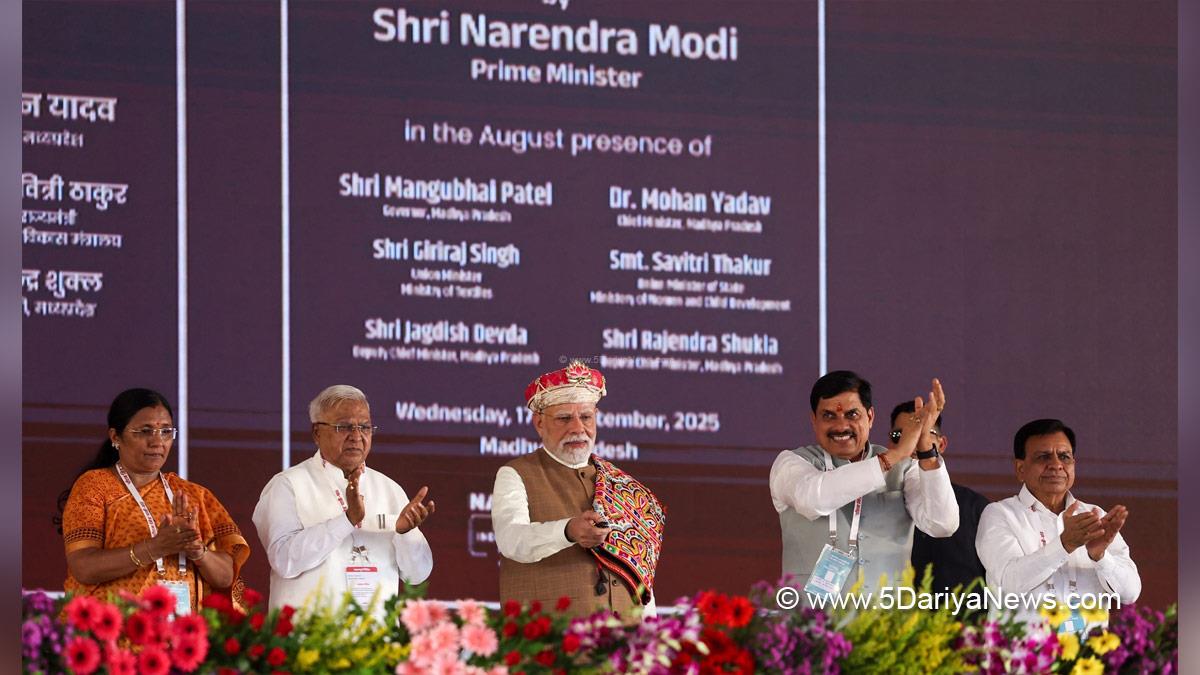 Narendra Modi, Modi, BJP, Bharatiya Janata Party, Prime Minister of India, Prime Minister, Narendra Damodardas Modi, Mohan Yadav, Dr Mohan Yadav, Chief Minister of Madhya Pradesh, Mangubhai Patel, Savitri Thakur