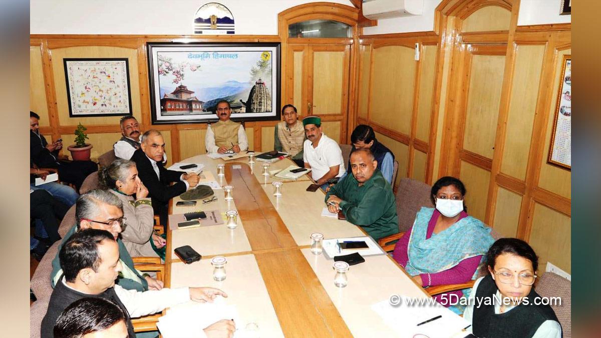 Sukhvinder Singh Sukhu, Thakur Sukhvinder Singh Sukhu, Himachal Pradesh, Himachal, Congress, Indian National Congress, Himachal Congress, Shimla, Chief Minister of Himachal Pradesh, Rohit Thakur, Kewal Singh Pathania, Prabodh Saxena, Chief Secretary Himachal