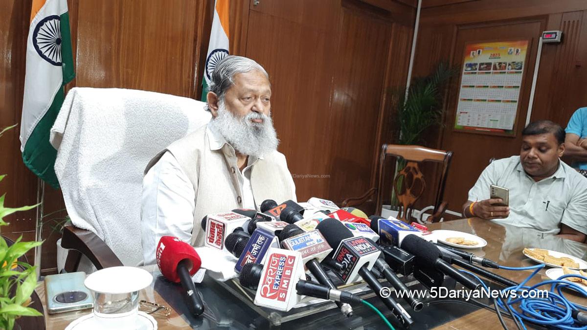 Anil Vij, Haryana, Ambala, Bharatiya Janata Party, BJP, BJP Haryana