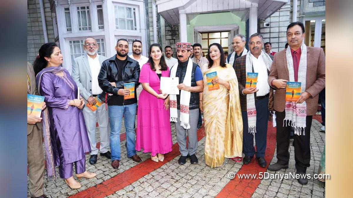 Sukhvinder Singh Sukhu, Thakur Sukhvinder Singh Sukhu, Himachal Pradesh, Himachal, Congress, Indian National Congress, Himachal Congress, Shimla, Chief Minister of Himachal Pradesh, Book, Author Priya Sharma, The Light He Left Behind