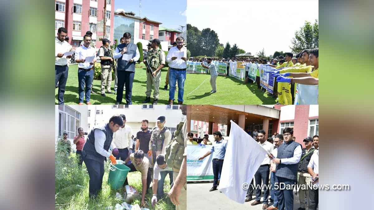 Jatin Kishore, Ganderbal, Deputy Commissioner Ganderbal, Kashmir, Jammu And Kashmir, Jammu, District Administration Ganderbal, Mega Swachhta Drive, Sewa Parv, Sewa Parv 2025