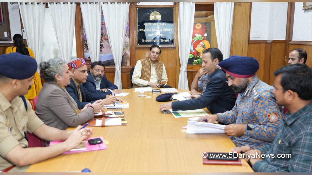 Prabodh Saxena, Chief Secretary Himachal Pradesh, Himachal Pradesh, Shimla, Chief Secretary Himachal