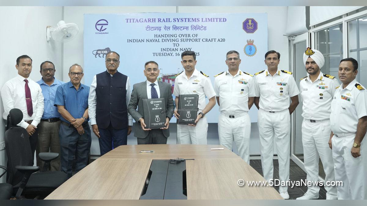 Military, Indian Navy, DSC A20, Titagarh Rail Systems Limited, TRSL