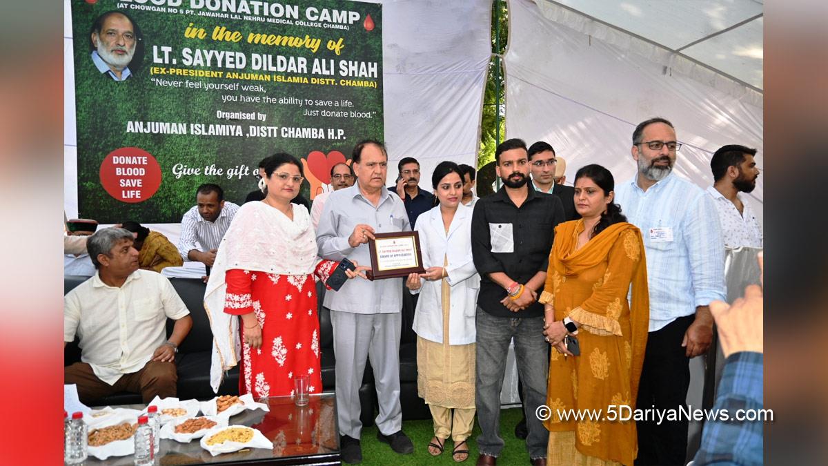 Kuldeep Singh Pathania, Speaker of Himachal Pradesh, Himachal Pradesh, Himachal, Congress, Indian National Congress, Himachal Congress, Shimla, Blood Donation Camp