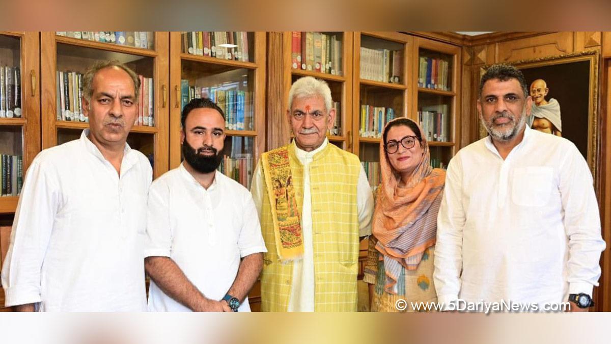 Manoj Sinha, Lieutenant Governor JK, Raj Bhavan, Jammu, Srinagar, Kashmir, Jammu And Kashmir