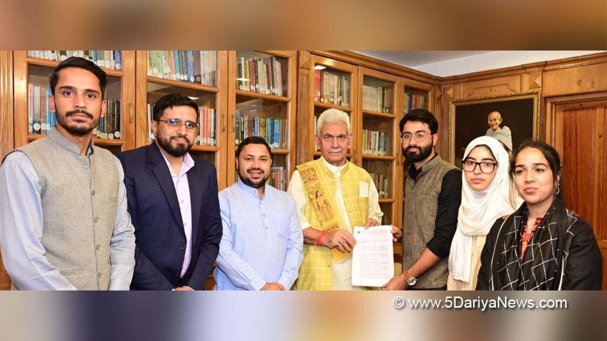Manoj Sinha, Lieutenant Governor JK, Raj Bhavan, Jammu, Srinagar, Kashmir, Jammu And Kashmir