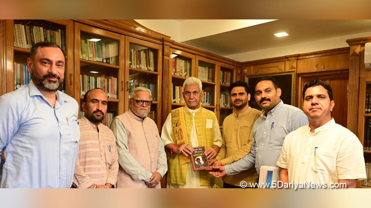 Manoj Sinha, Lieutenant Governor JK, Raj Bhavan, Jammu, Srinagar, Kashmir, Jammu And Kashmir