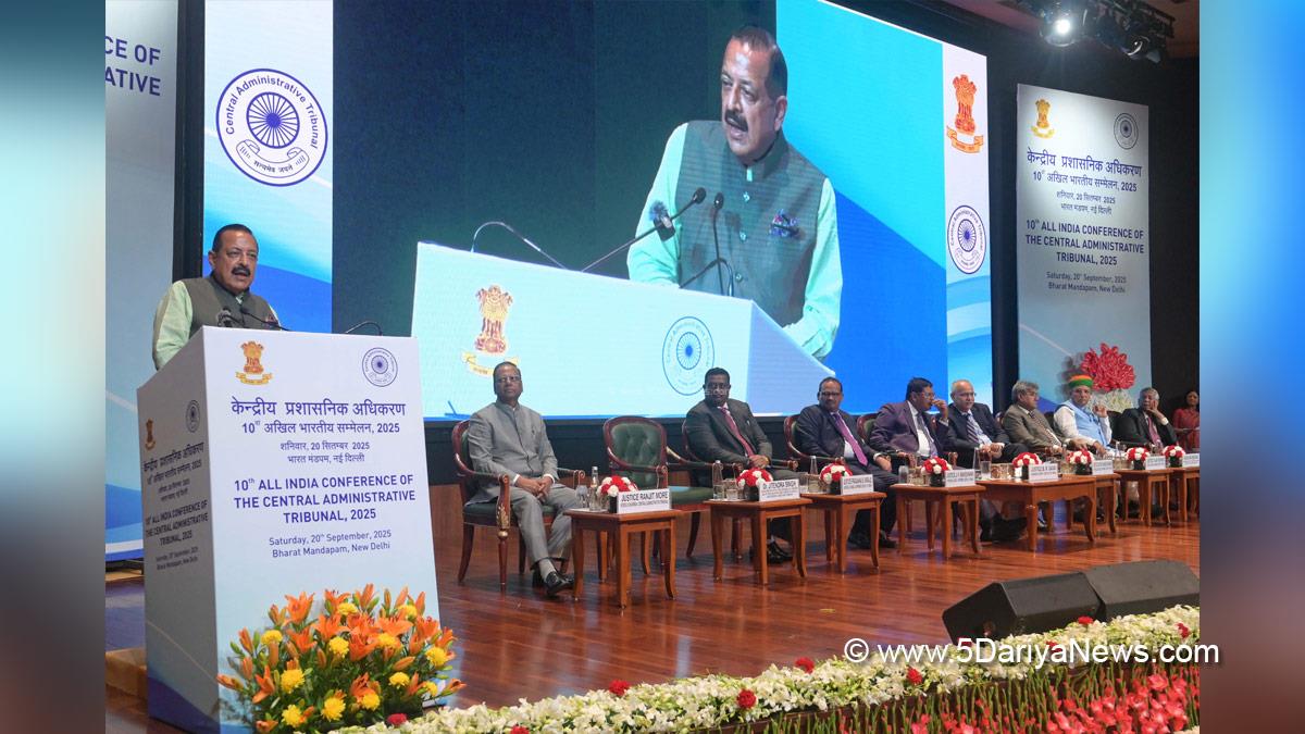 Dr Jitendra Singh, Bharatiya Janata Party, BJP, Union Minister of Earth Sciences, Arjun Ram Meghwal, 10th All India Conference of the Central Administrative Tribunal, Central Administrative Tribunal, CAT
