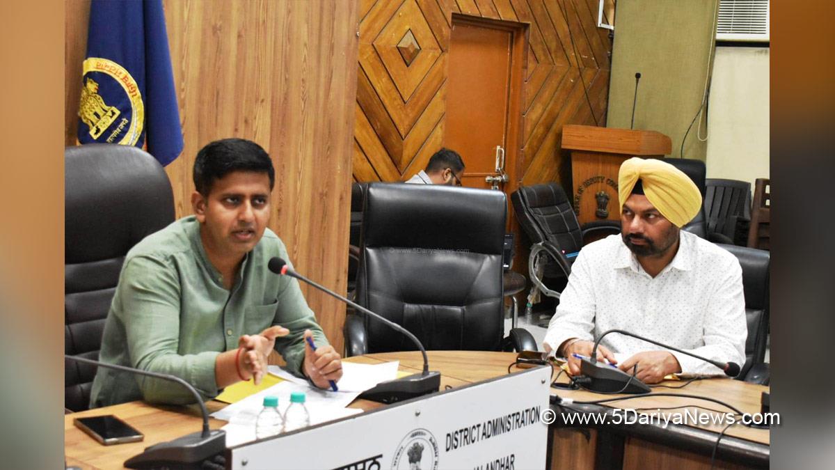 Himanshu Aggarwal, Dr Himanshu Aggarwal, DC Jalandhar, Jalandhar, Deputy Commissioner Jalandhar