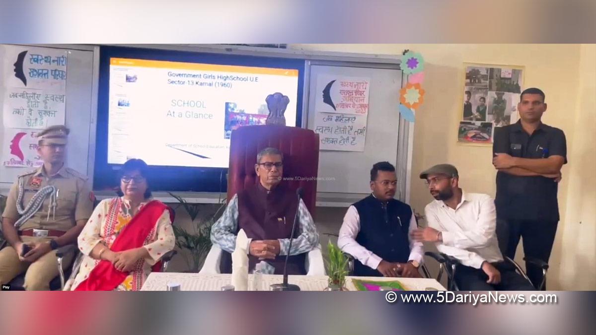 Prof Ashim Kumar Ghosh, Haryana, Haryana Governor, Karnal